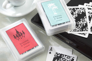 “Perfectly Suited” Playing Cards in Personalized Travel Case