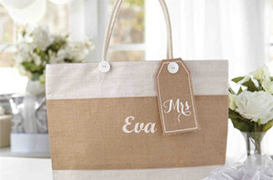 “Mrs” Wedding Tote (Personalization Available)