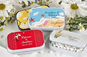 Personalized Wedding Favor Mint Tins
