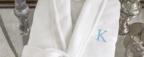 Personalized Plush Spa Robe