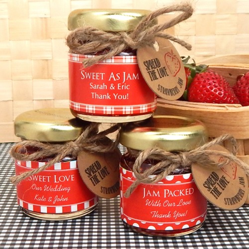 Personalized Jam Wedding Favor Bridal Shower Favor