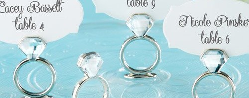 Ring Place Card/Photo Holder (Set of 6)