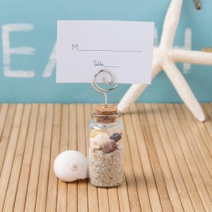 Glass Jar Place Card Holder