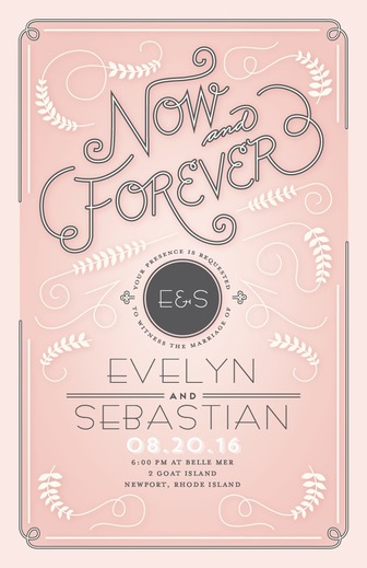 Now and Forever – Whimsical Wedding Invites
