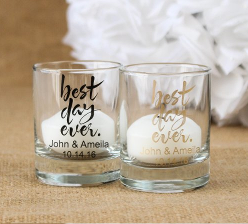 personalized shot glass votive holders