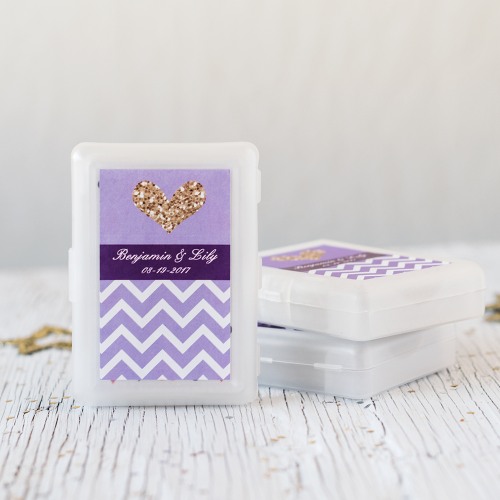 wedding favor playing cards